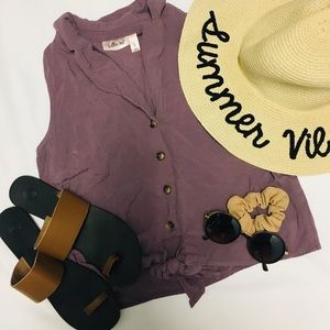 Cropped, tank top.